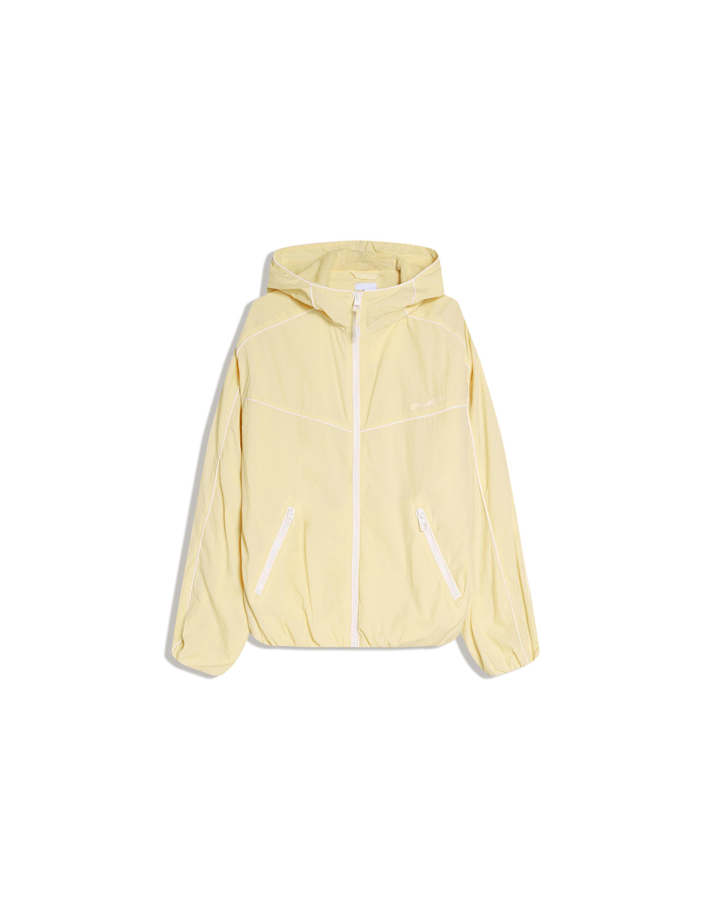 Technical hooded jacket — Beige