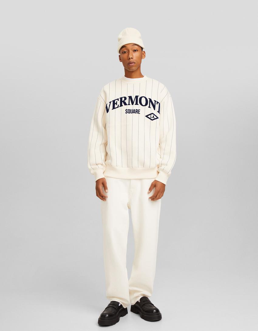 Sweatshirt retro estampado-Gelo-3