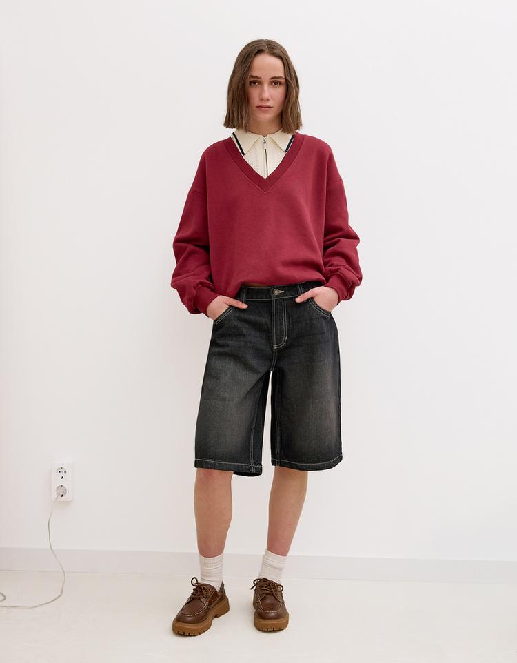 Baggy denim şort