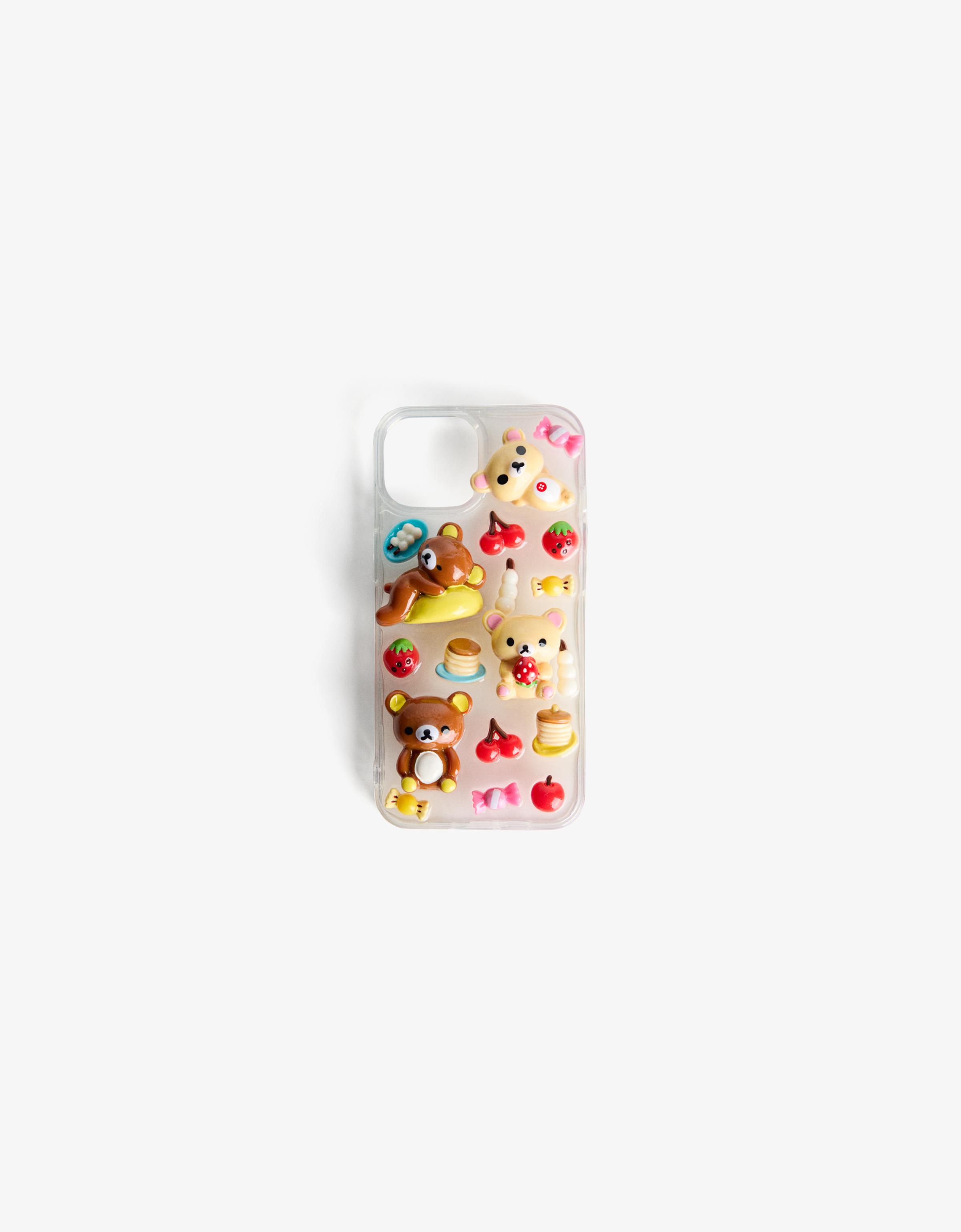 Bershka Rilakkuma Handyhülle Damen Iphone 16 Braun