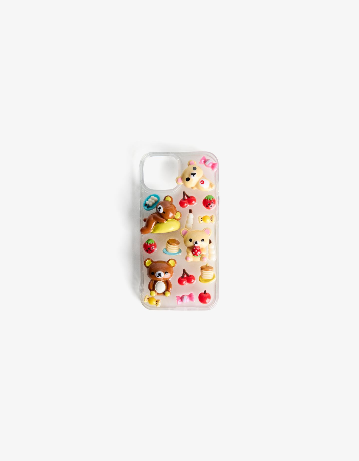 Bershka etui na telefon rilakkuma brązowy