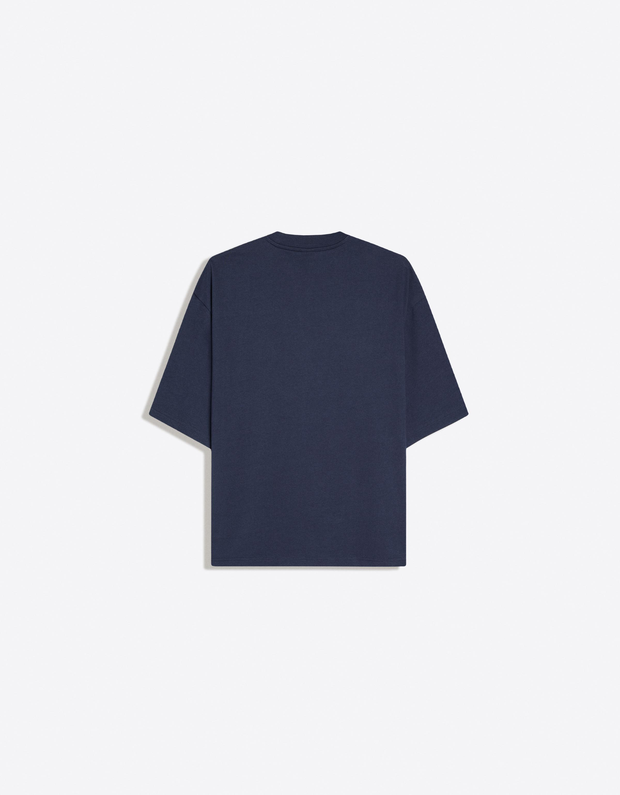 Heavy boxy T-shirt — Navy
