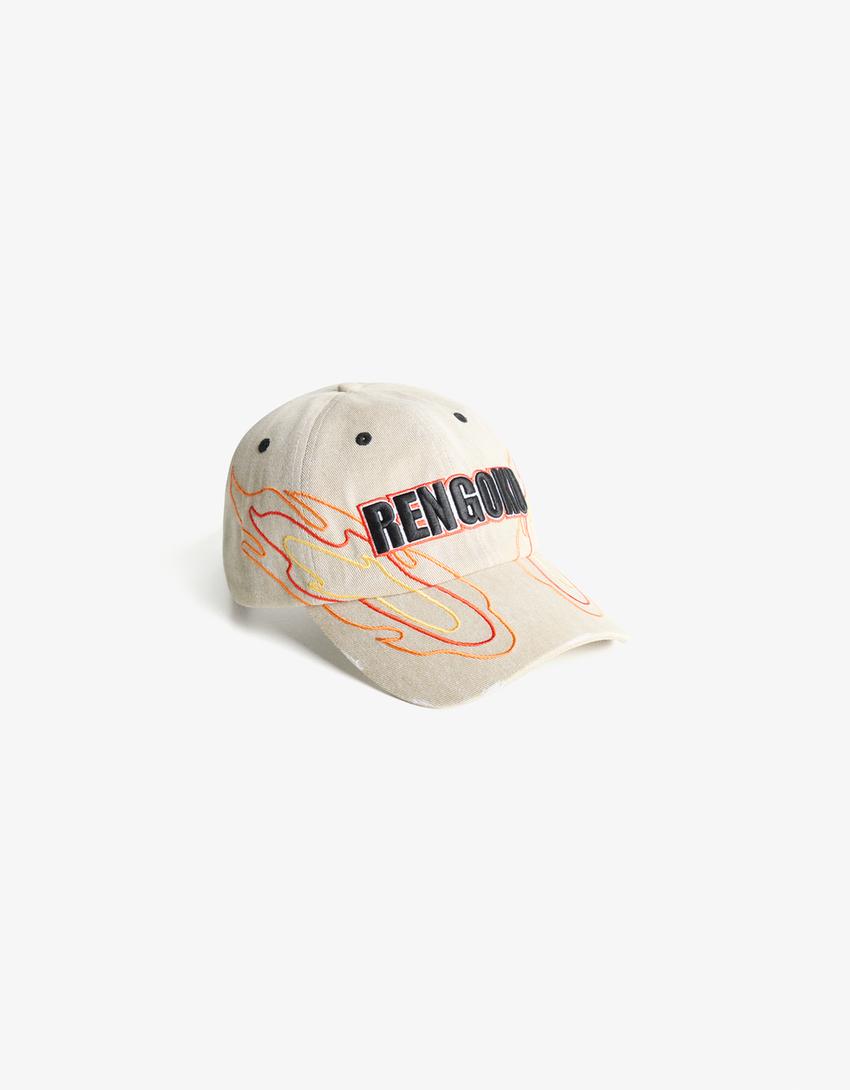 Casquette Demon Slayer-Écru