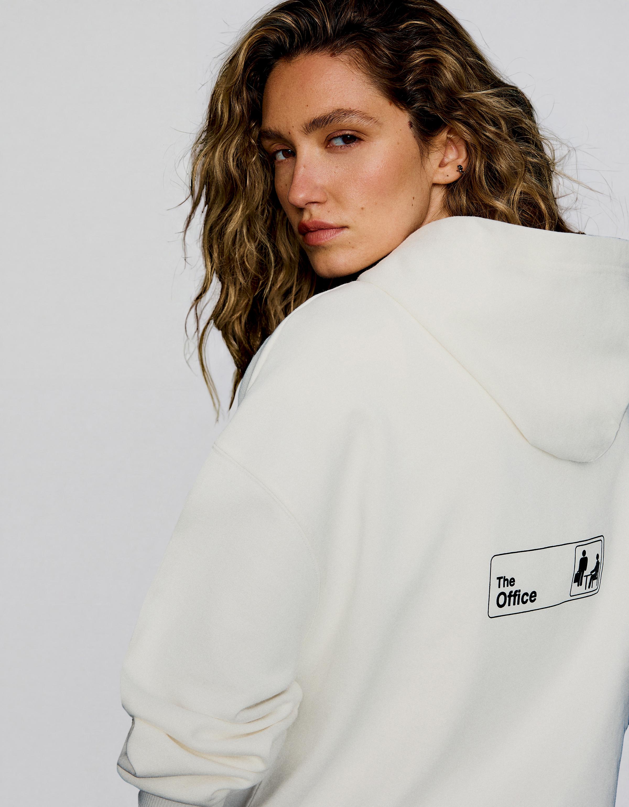 THE OFFICE hoodie — Off white