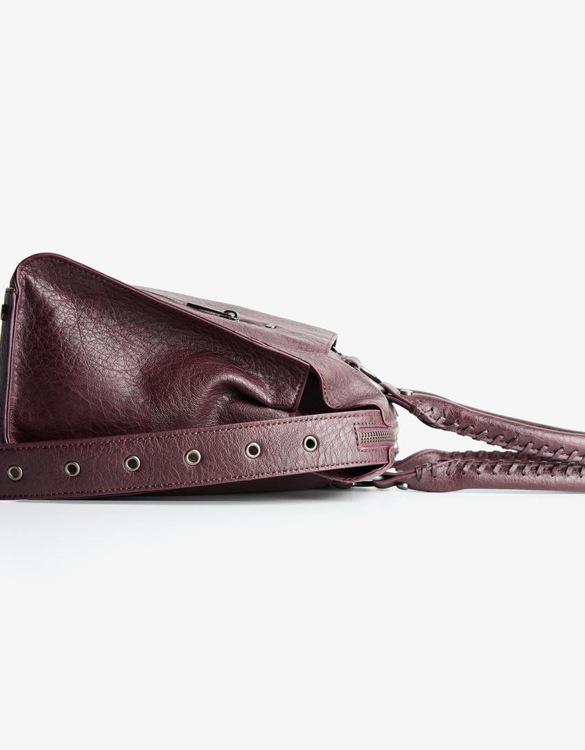 Biker bag-Burgundy