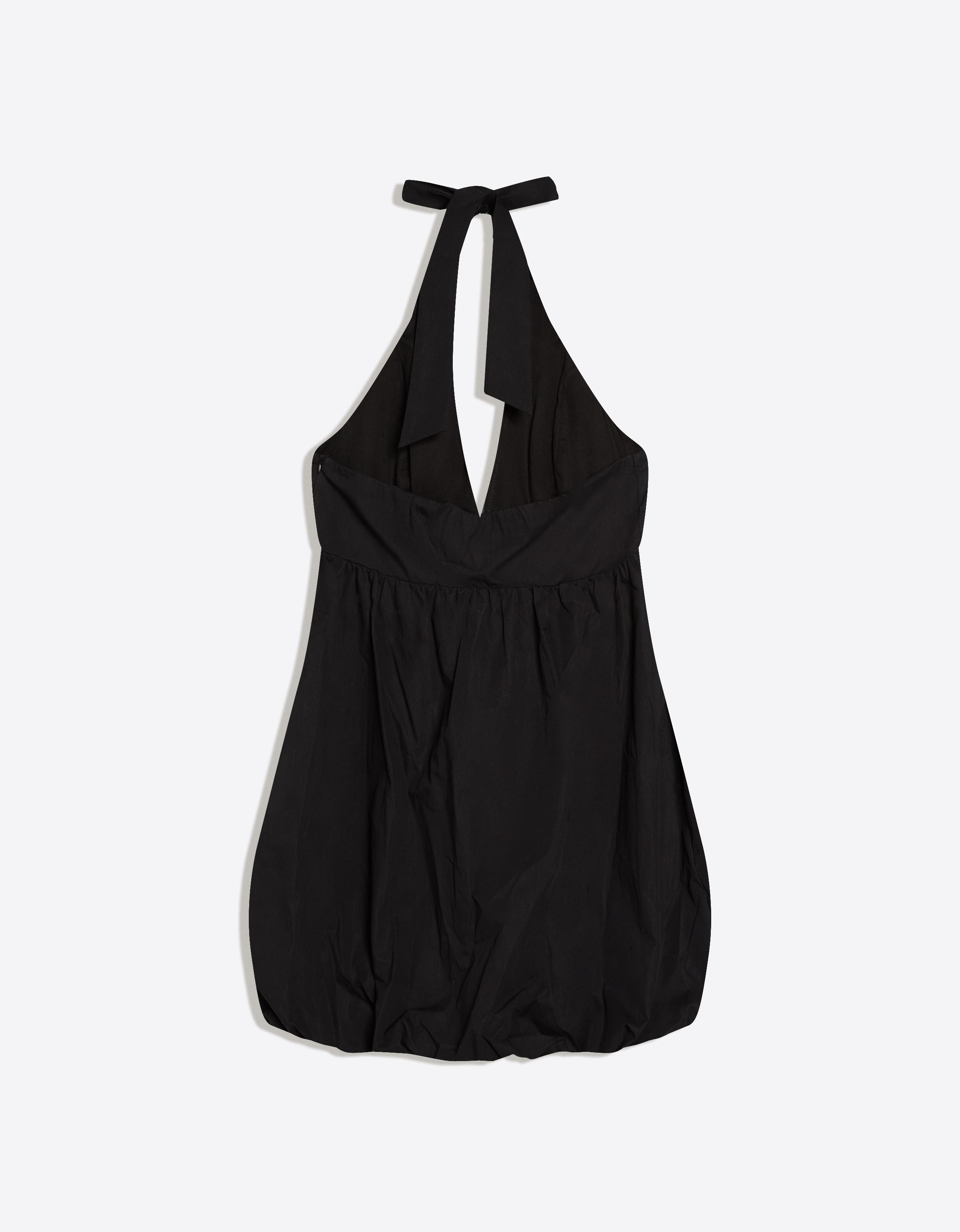 Balon poplin mini elbise - Görsel 12