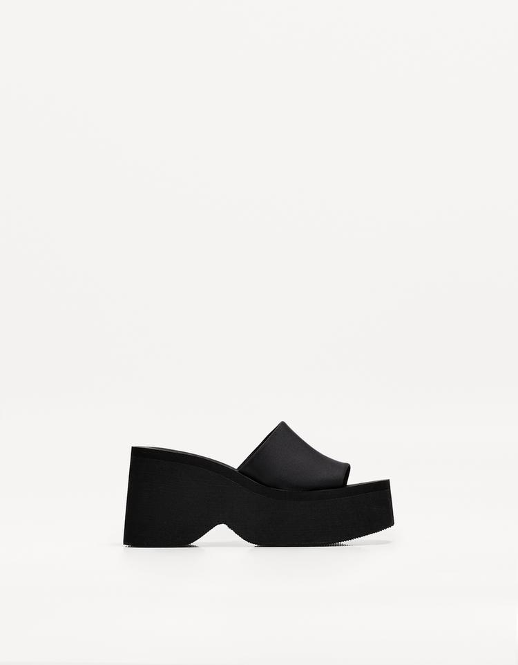 Sandalia mule plataforma