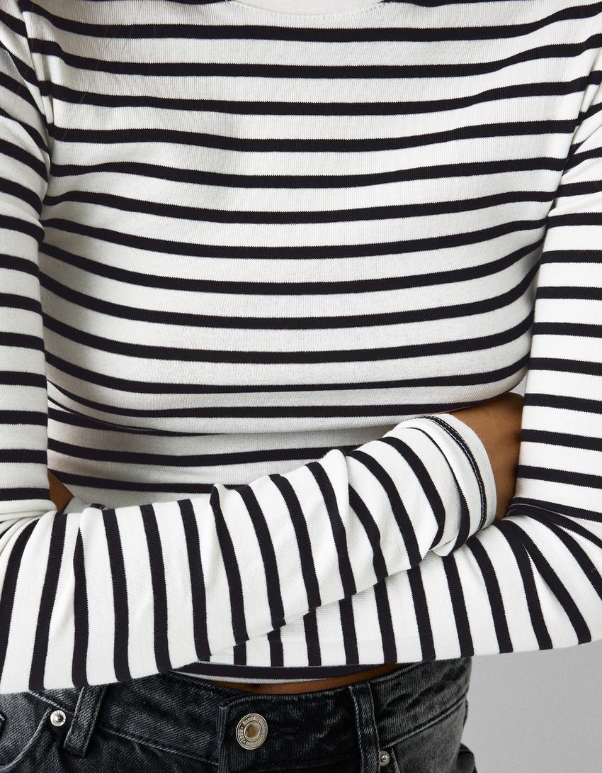 Pack of 2 round neck T-shirts-Multicolored-5