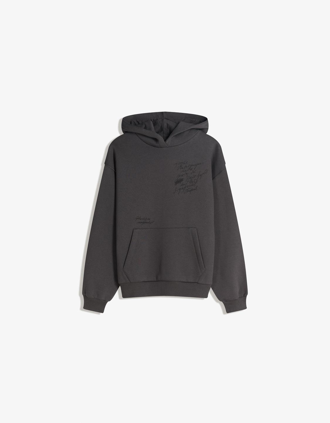 Frankenstein print hoodie
