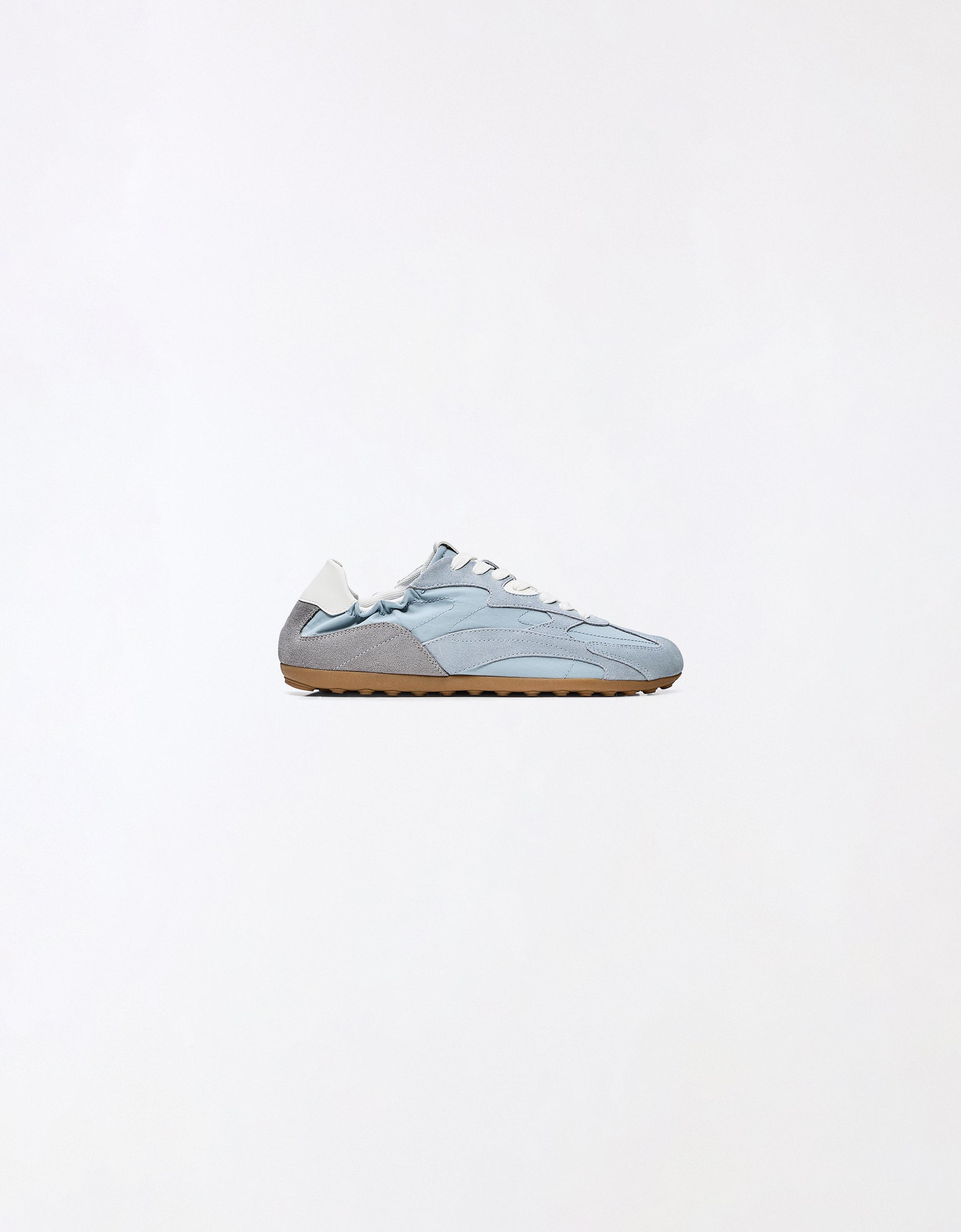 SLIM RETRO STYLE TRAINERS — BLUE