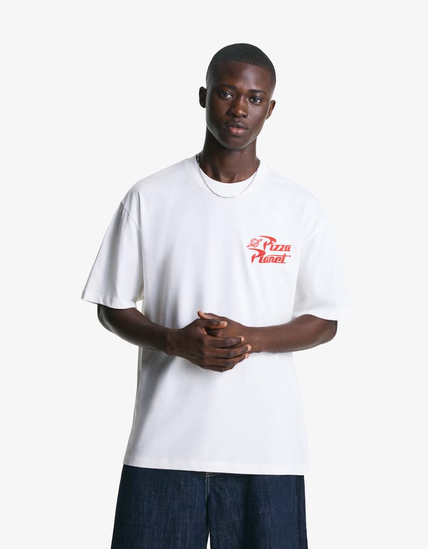 Camiseta Toy Story manga corta-Blanco