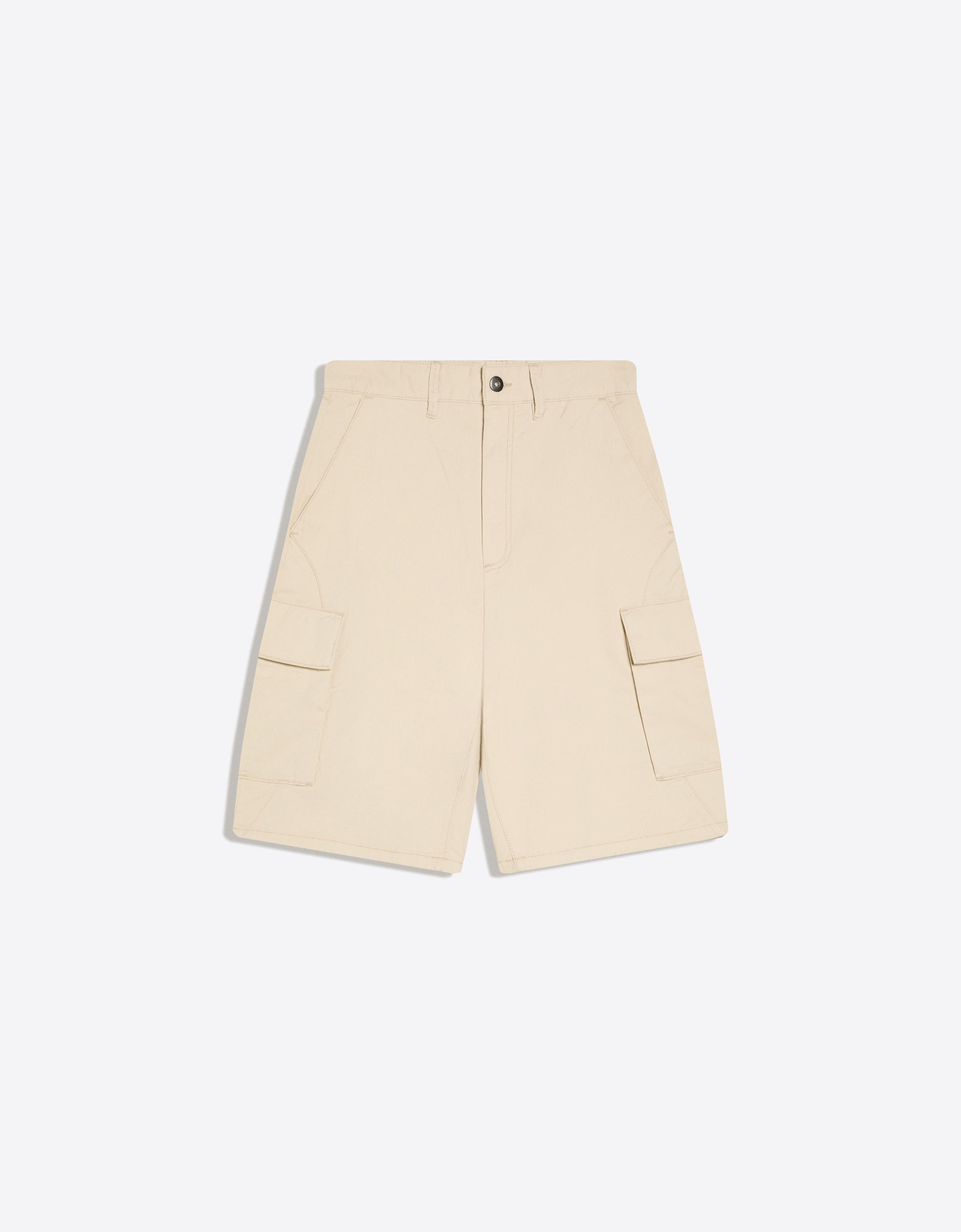 Wide cargo Bermuda shorts — Sand (alternate view)