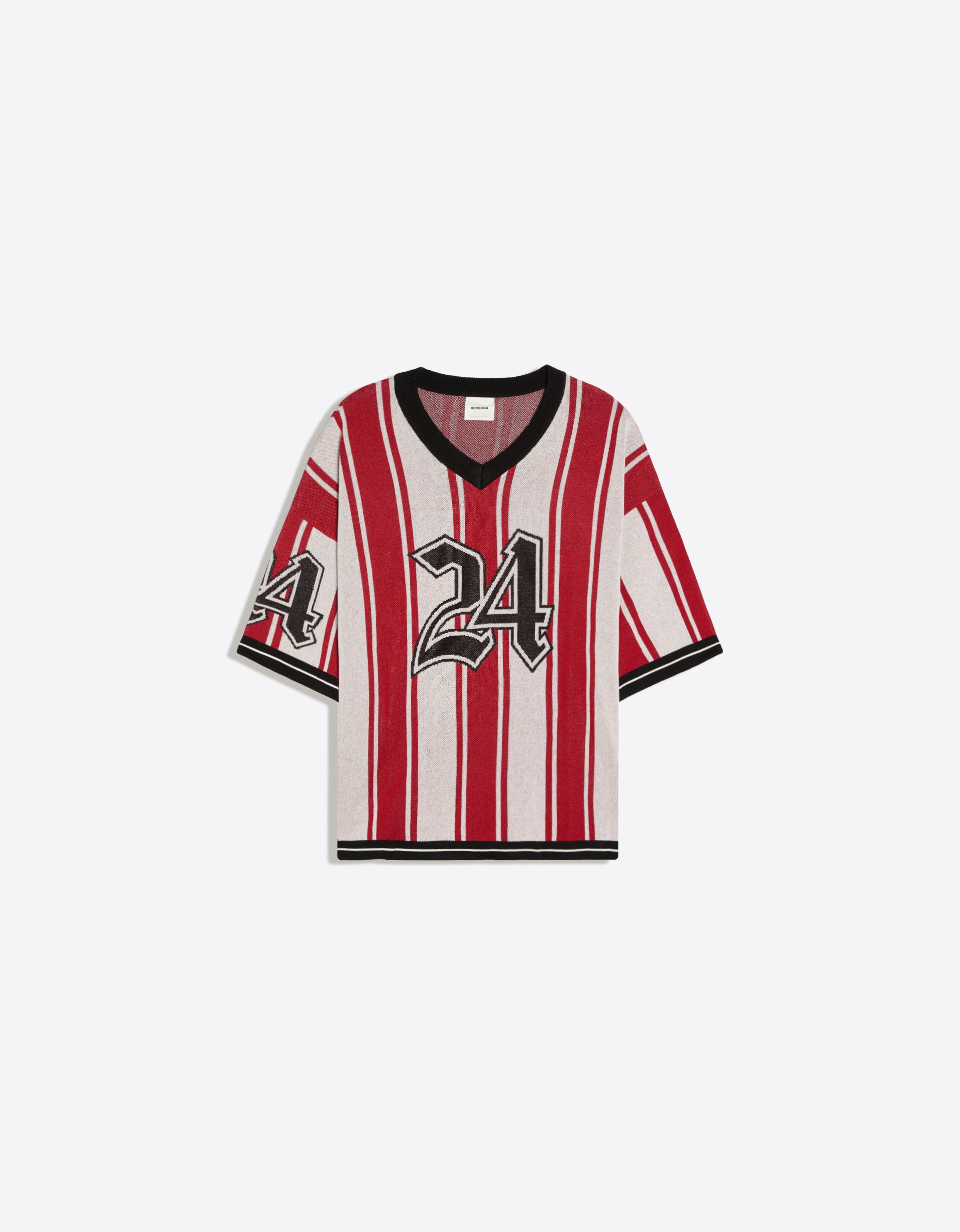 Short sleeve print T-shirt — Red