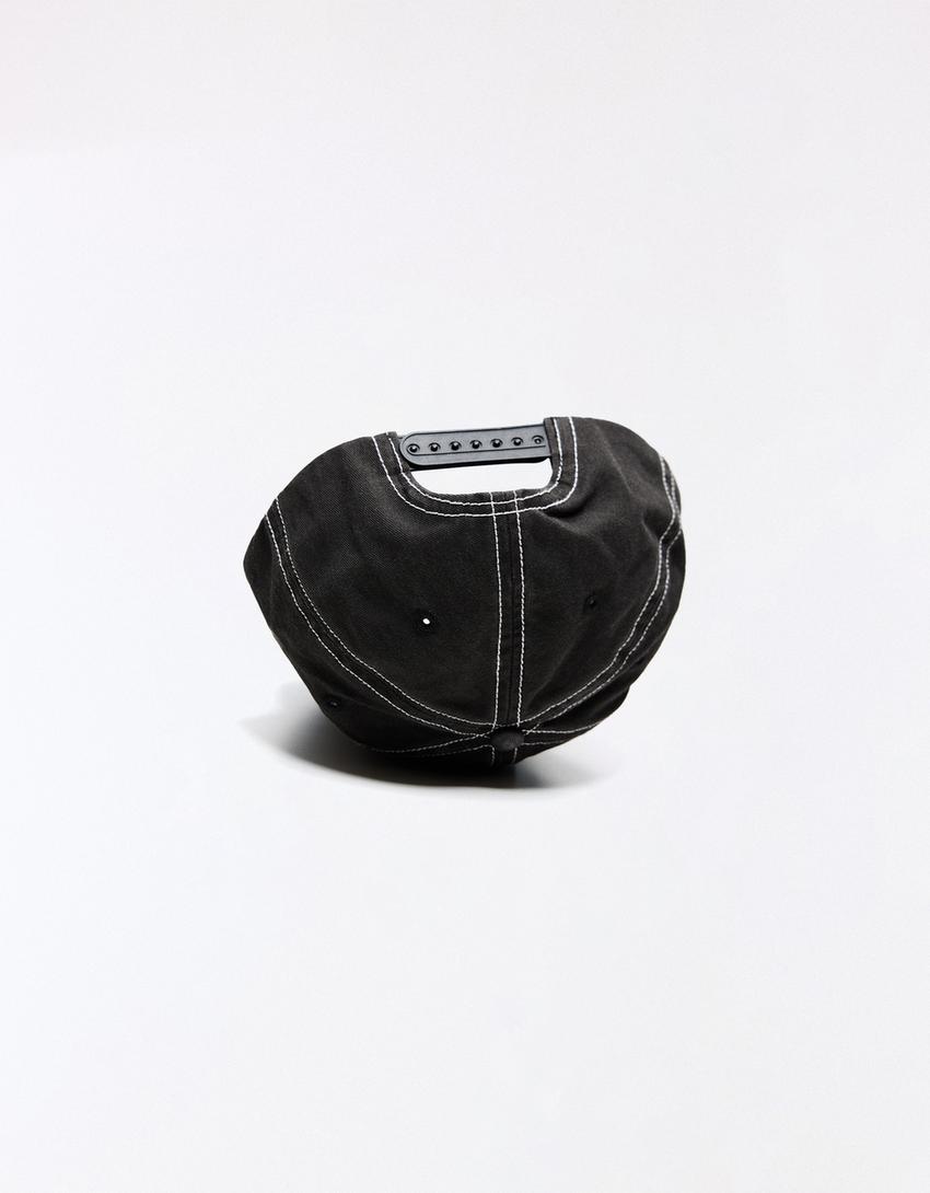 Gorra contraste-Negro