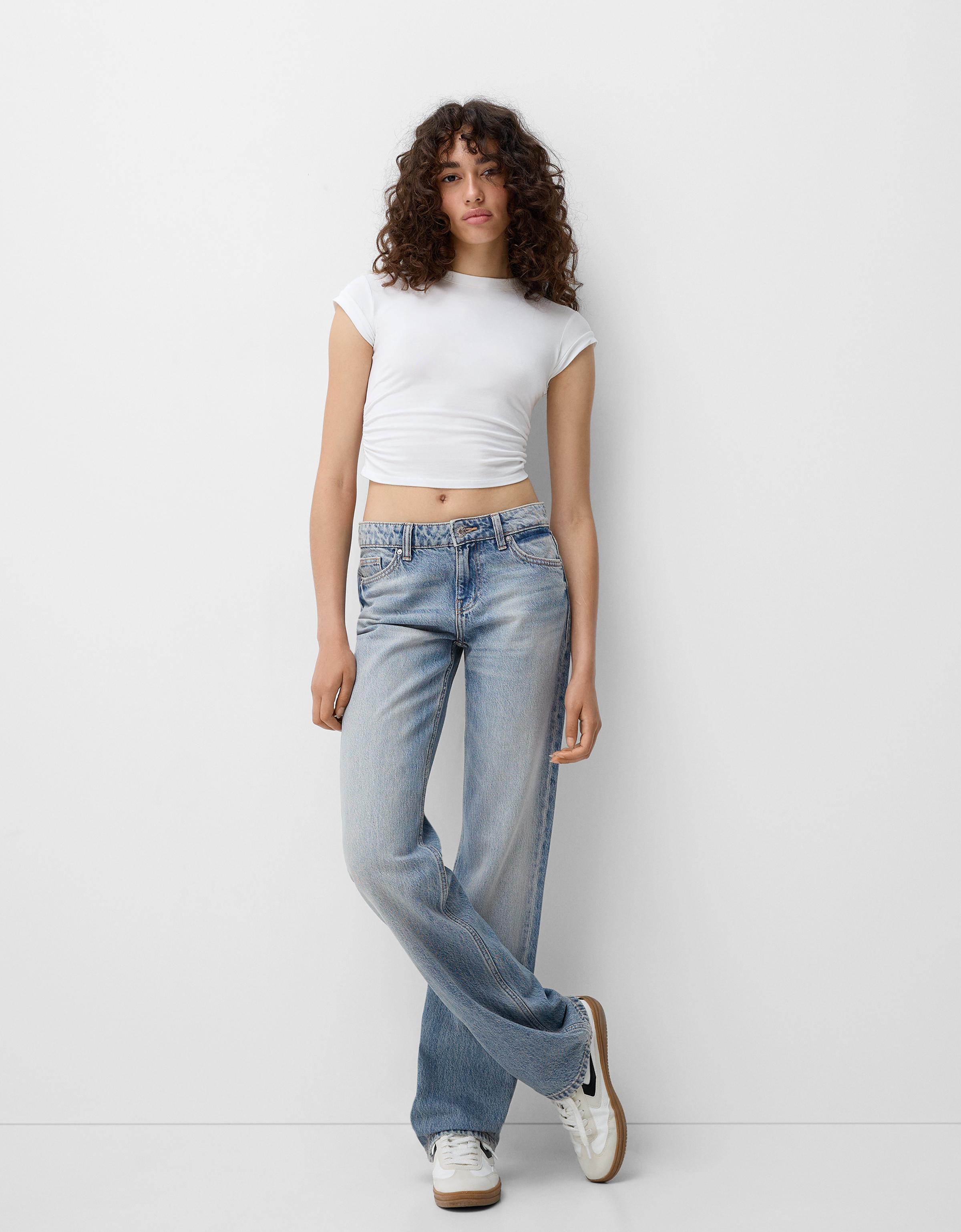 Pantalon jean taille basse hotsell