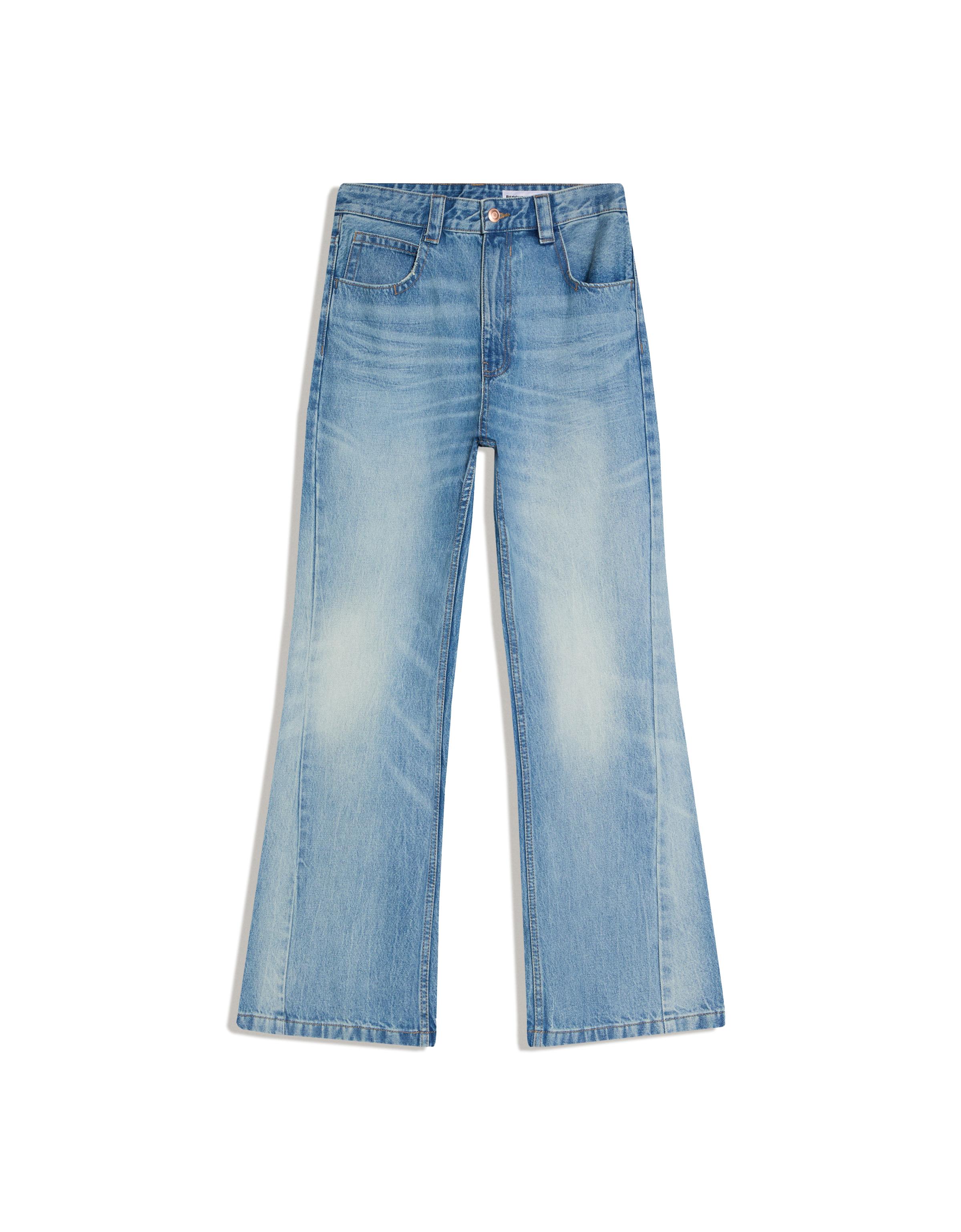 Baggy flared jeans — Light blue