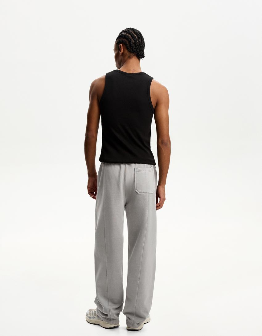 Pantaloni skater-Grigio-1