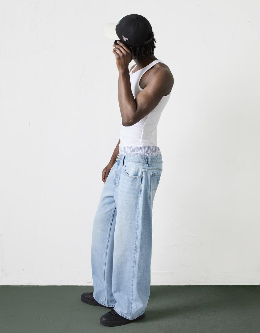 Kontrast spor ayakkabı-SİYAH-1