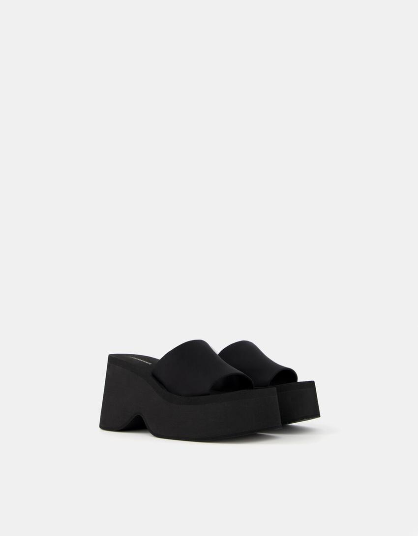 Platform papucs-Fekete-0