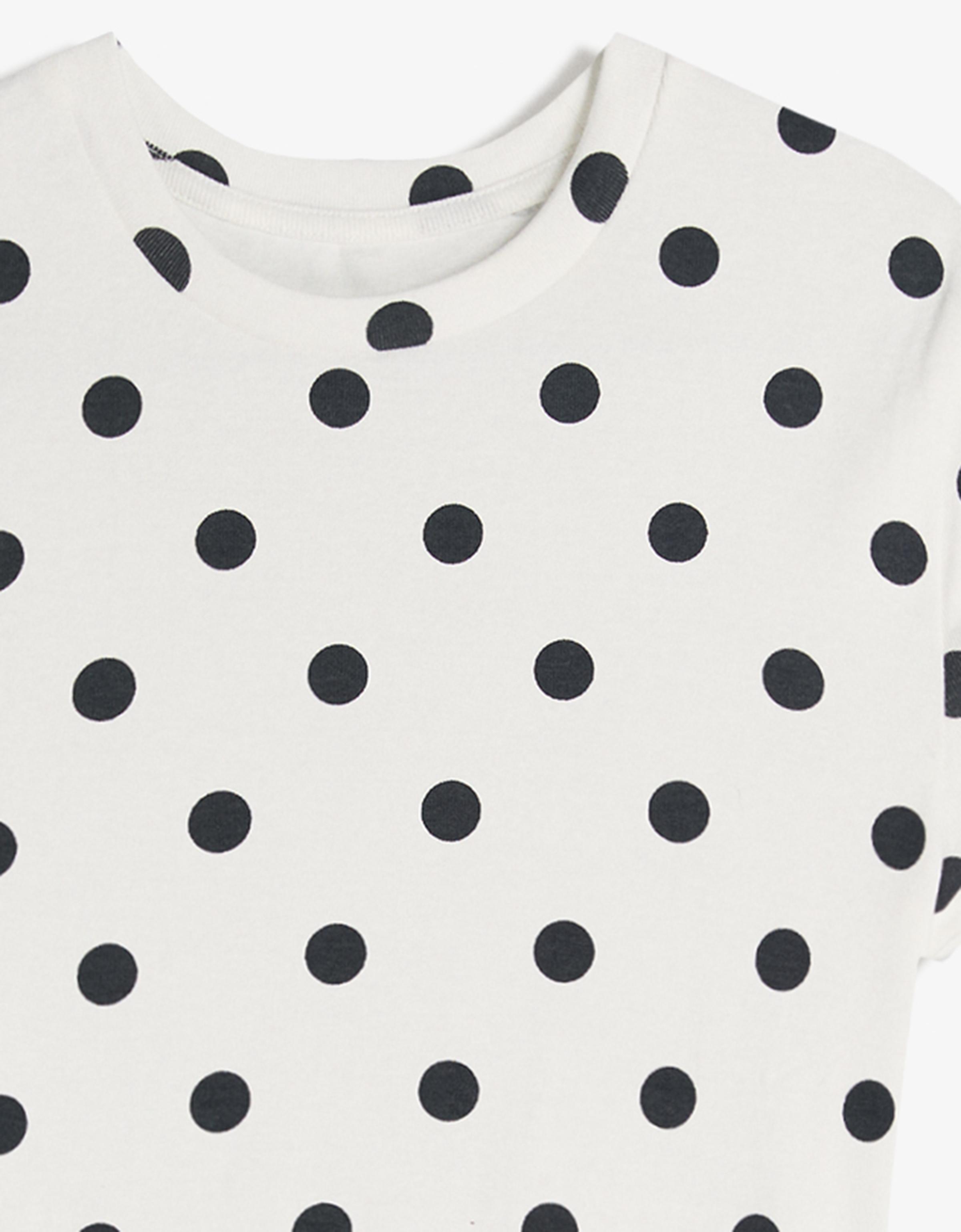 Short sleeve round neck T-shirt — White