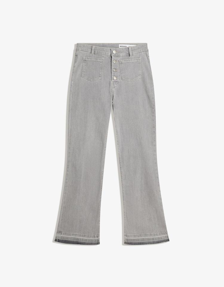 Çan paça kısa kesim jean