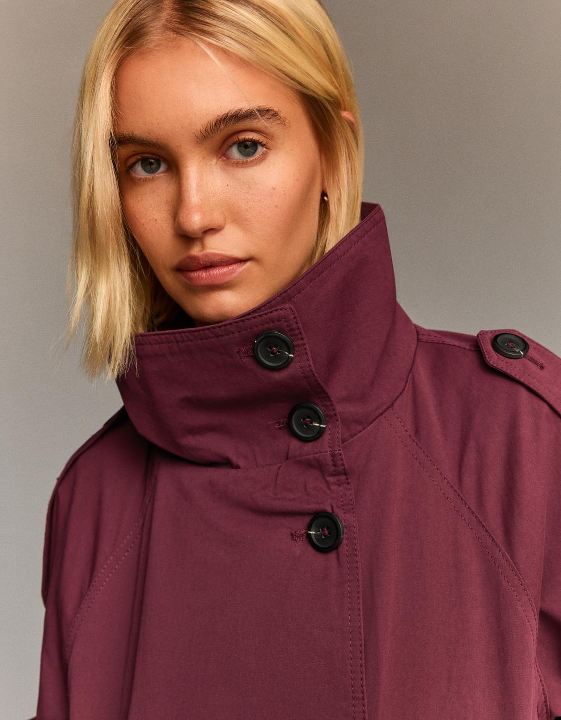Short trench jacket