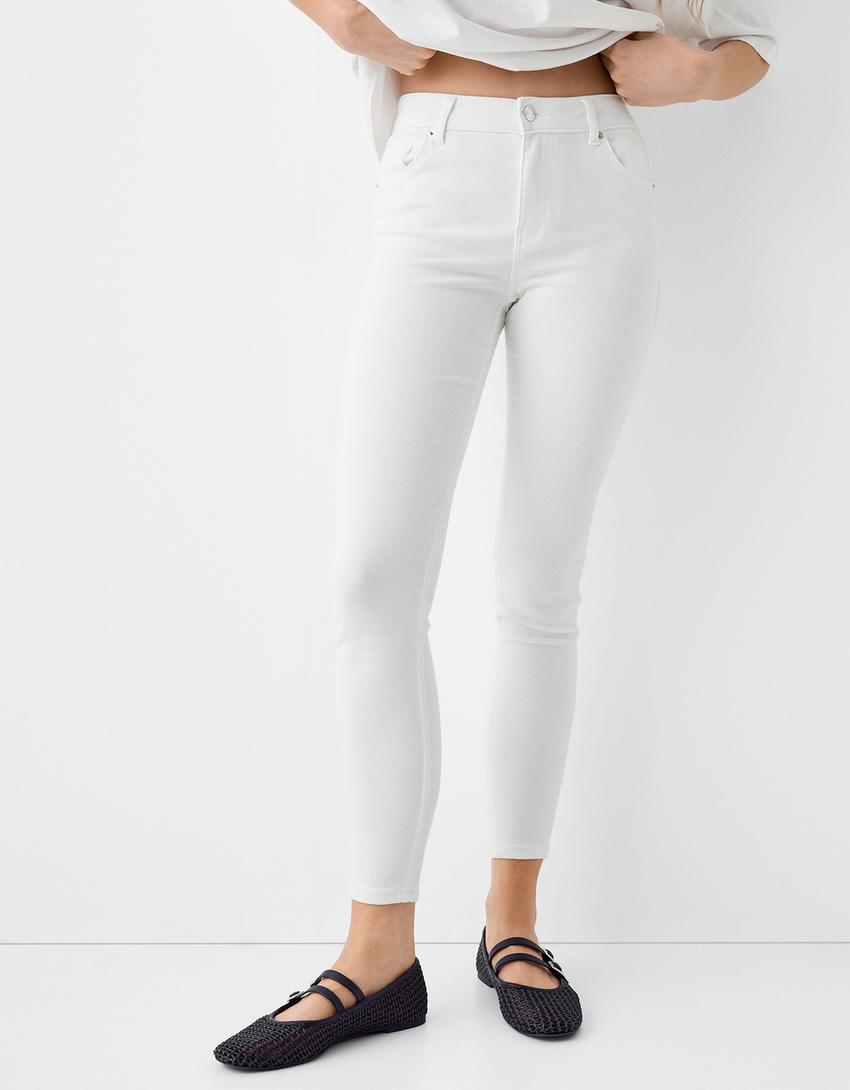 Jean skinny push up-Blanc-1