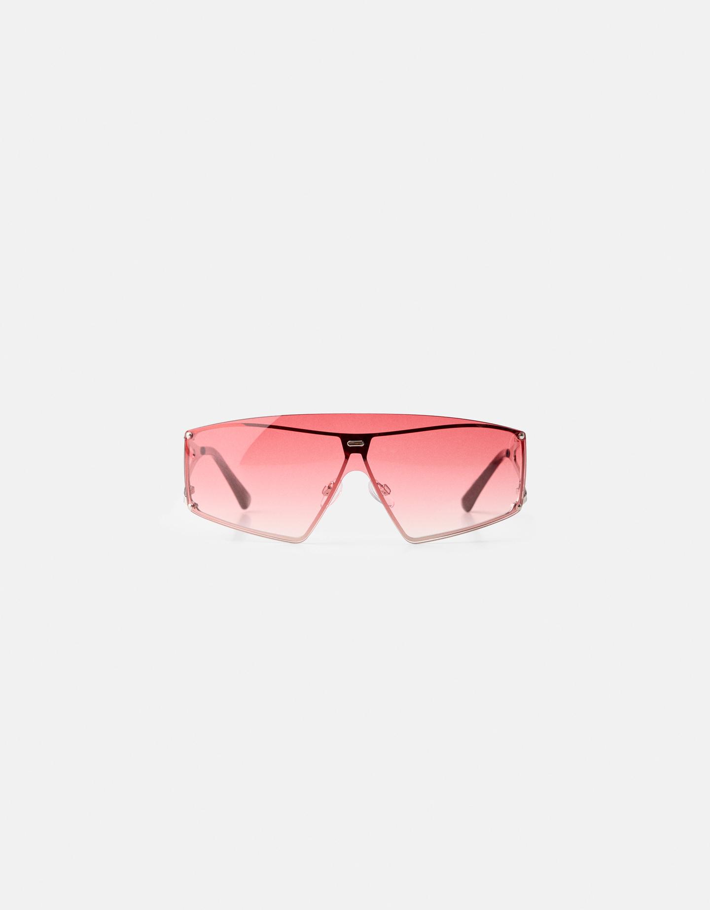 Bershka Gafas Sport Mujer Rojo