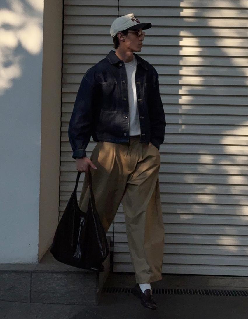 Megabarrel trousers-Sand