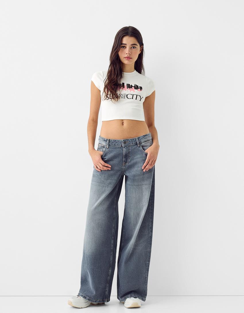 Sex And The City Short Sleeve T Shirt Women Bershka