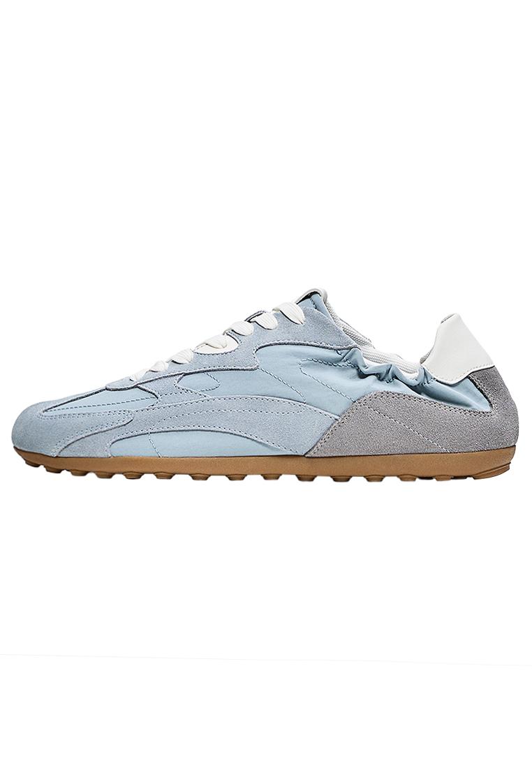 SLIM RETRO STYLE TRAINERS — BLUE