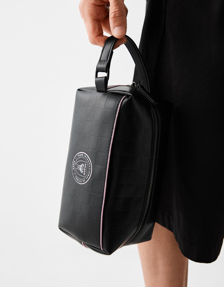 Sac pochette Inter Miami CF similicuir-Noir-3