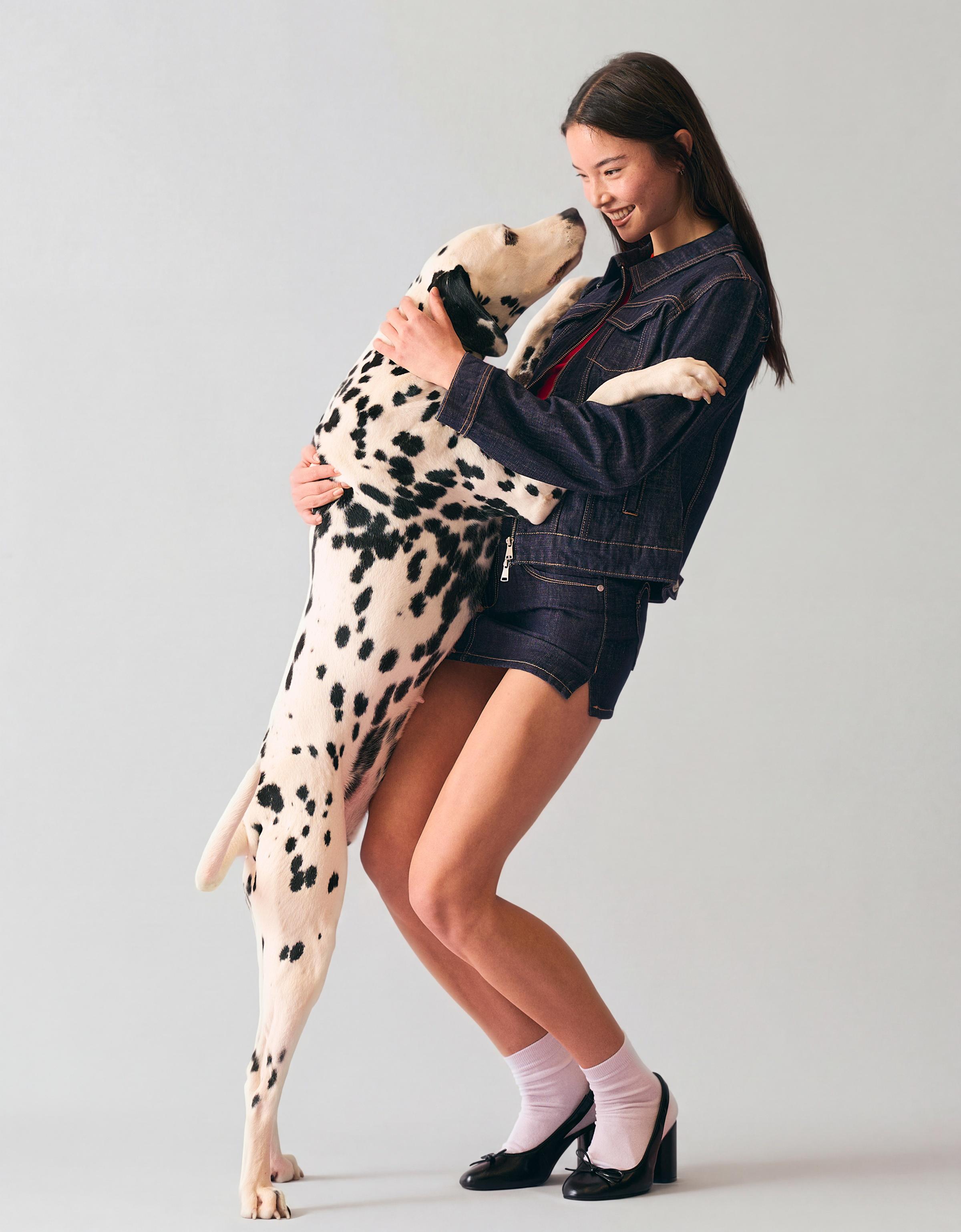 İşlemeli denim mini etek - Görsel 23