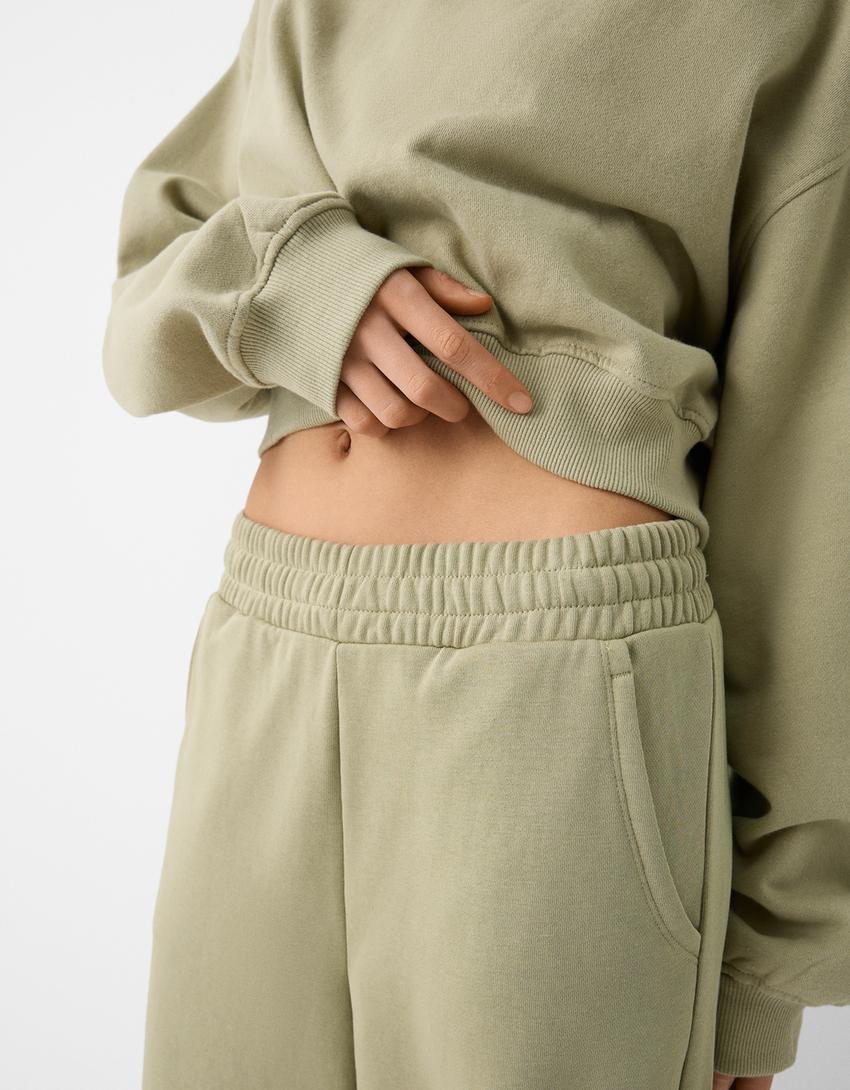 سويت شيرت كروب-كاكي-6