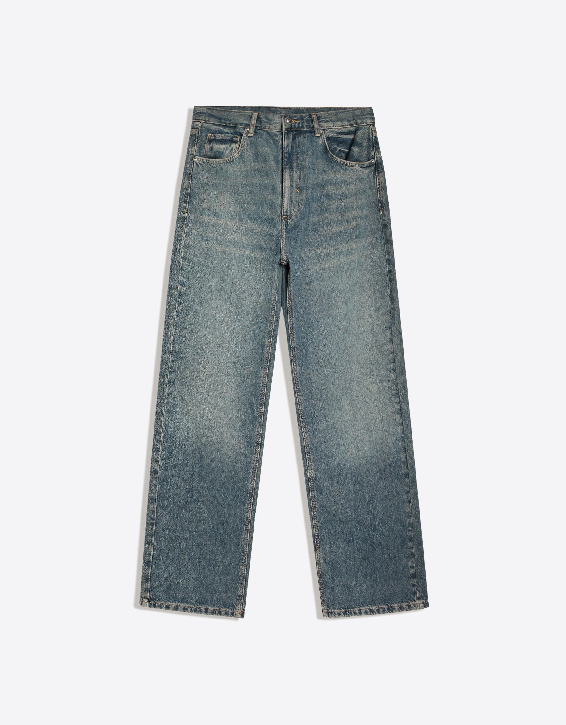 Straight baggy jeans — Blue