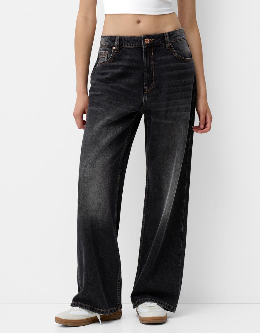 Baggy jean-Siyah
