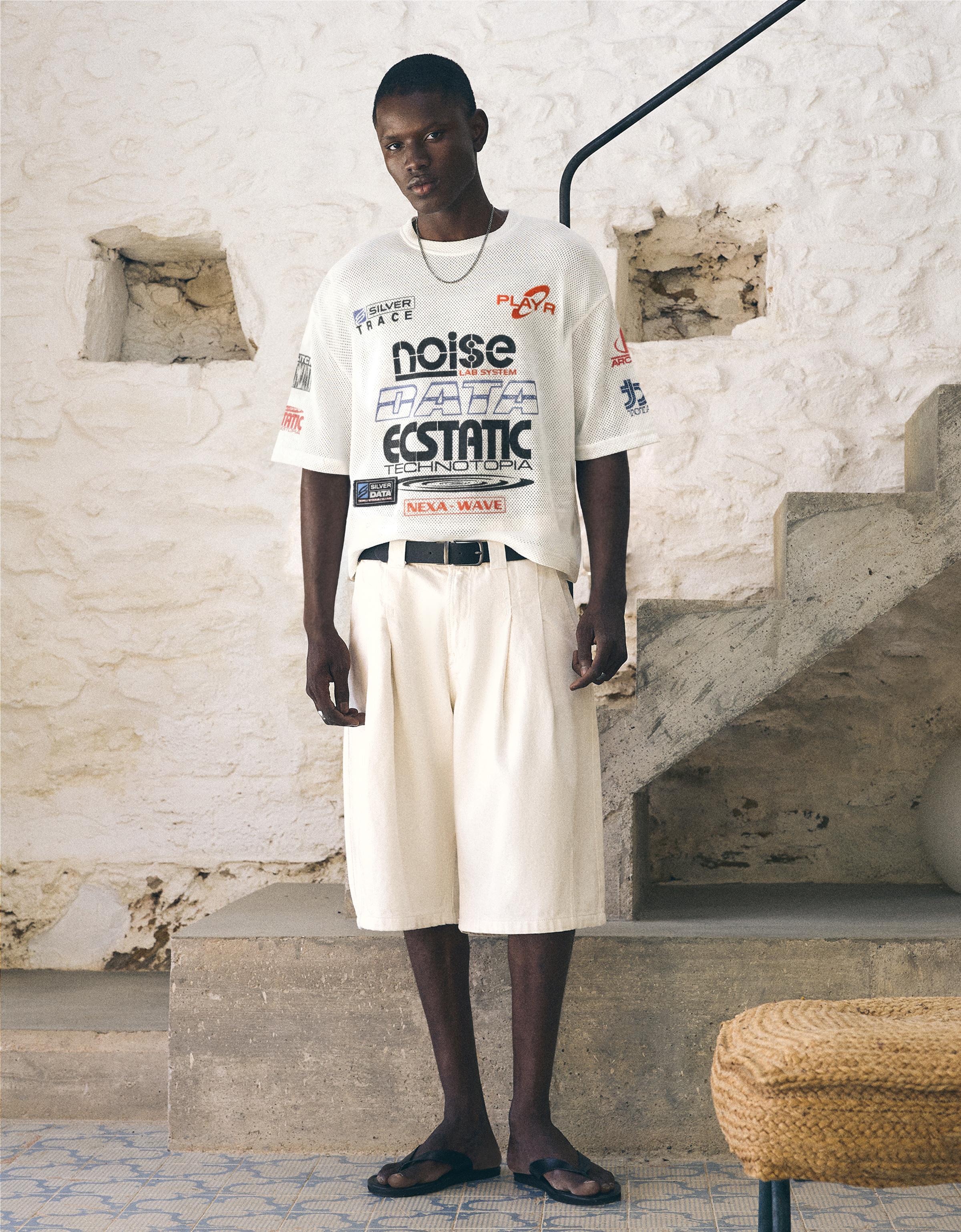 Boxy print T-shirt