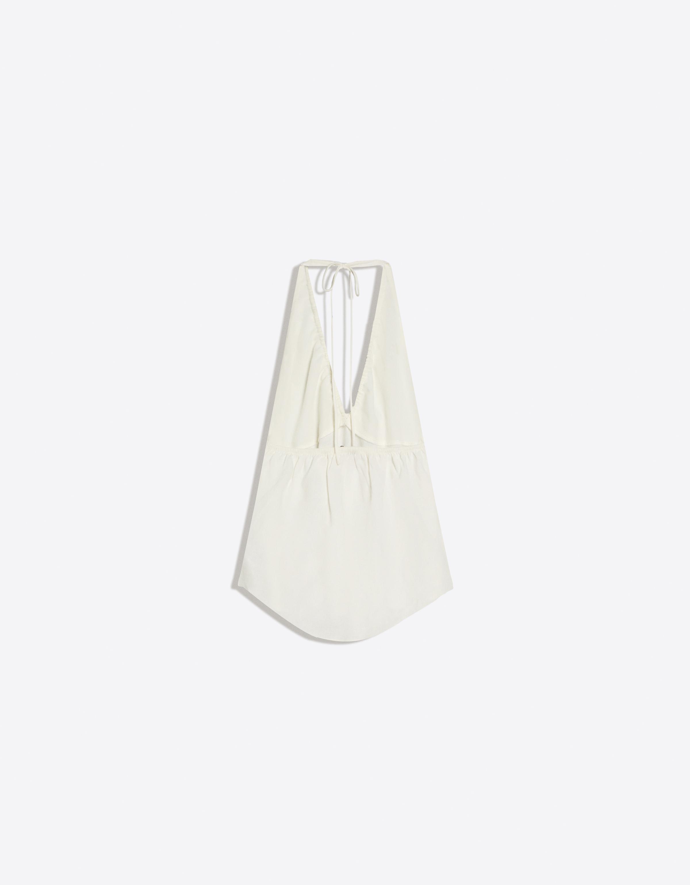 Linen halter top