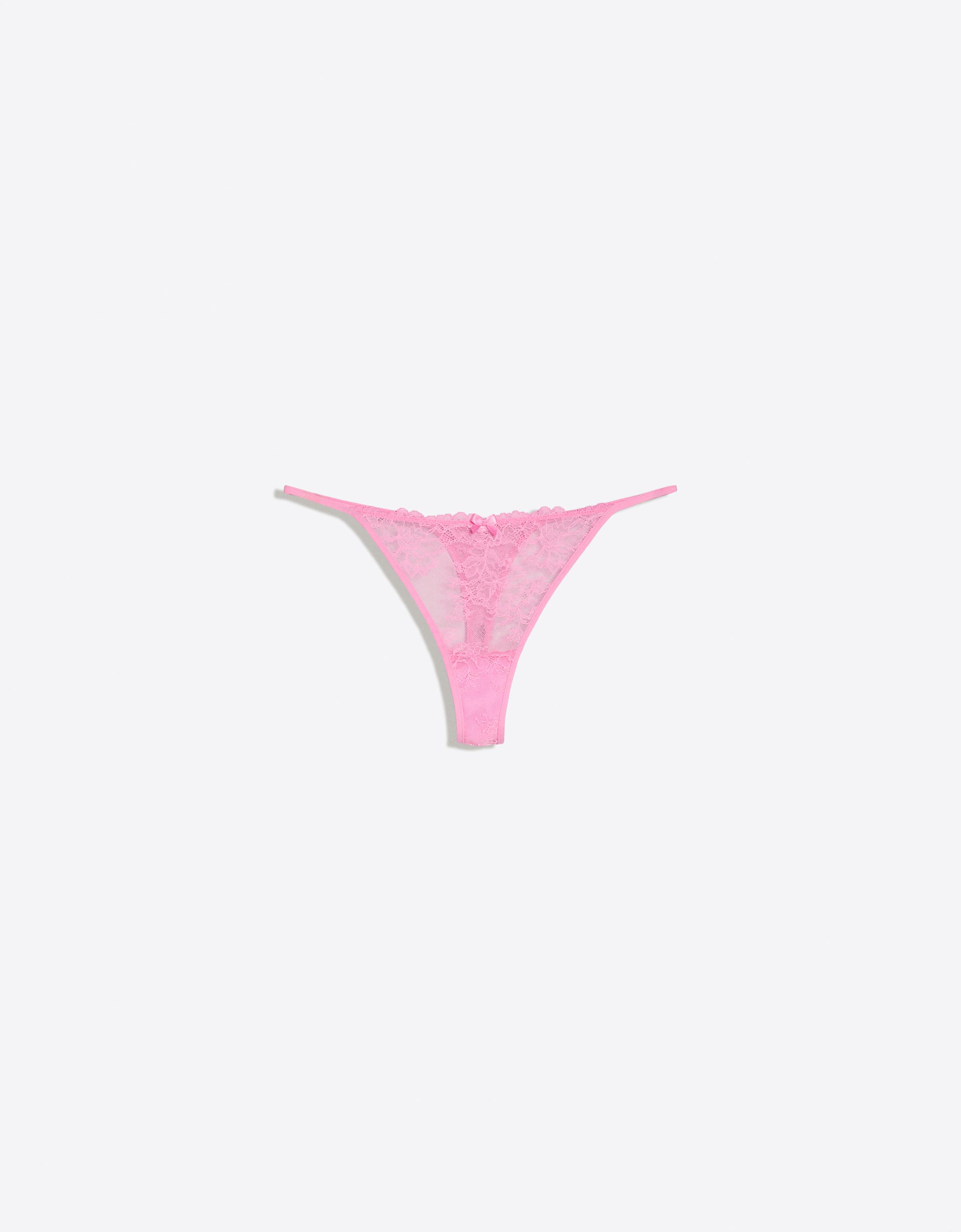 Lace thong