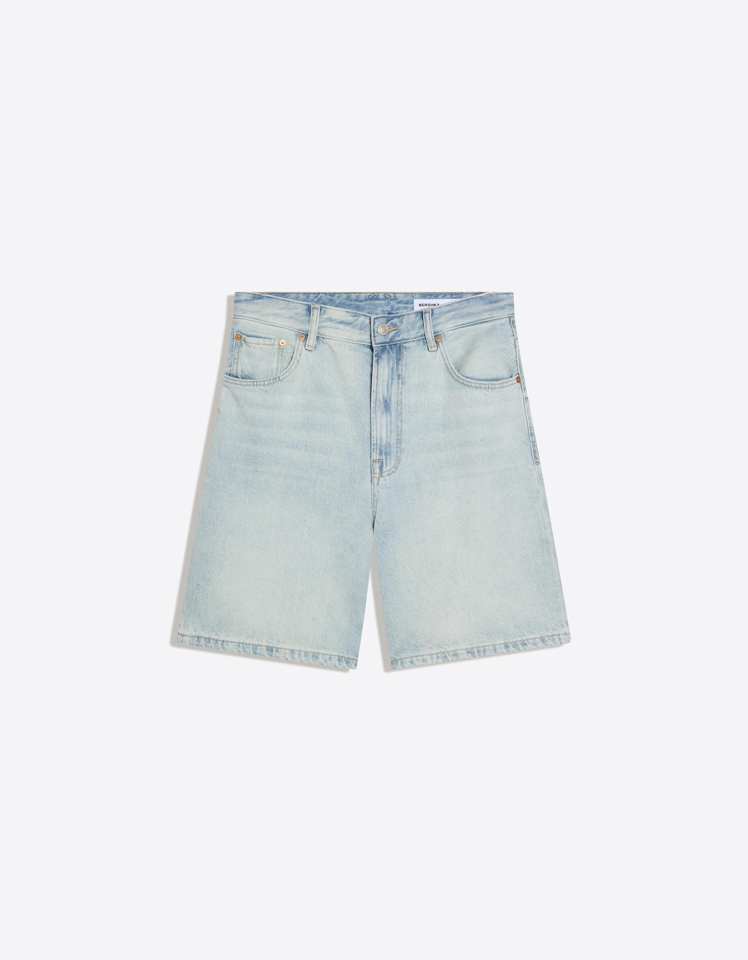 Denim bermuda - Görsel 13