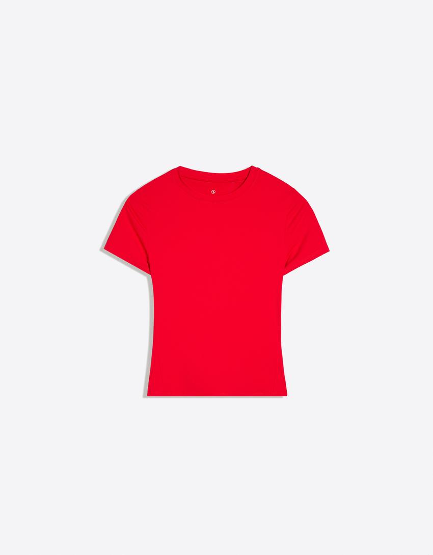 Short sleeve technical T-shirt Breathable & Quick Dry-Red