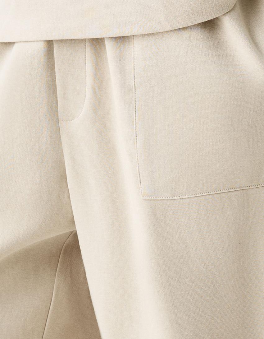 Bermuda interlock-Beige-5