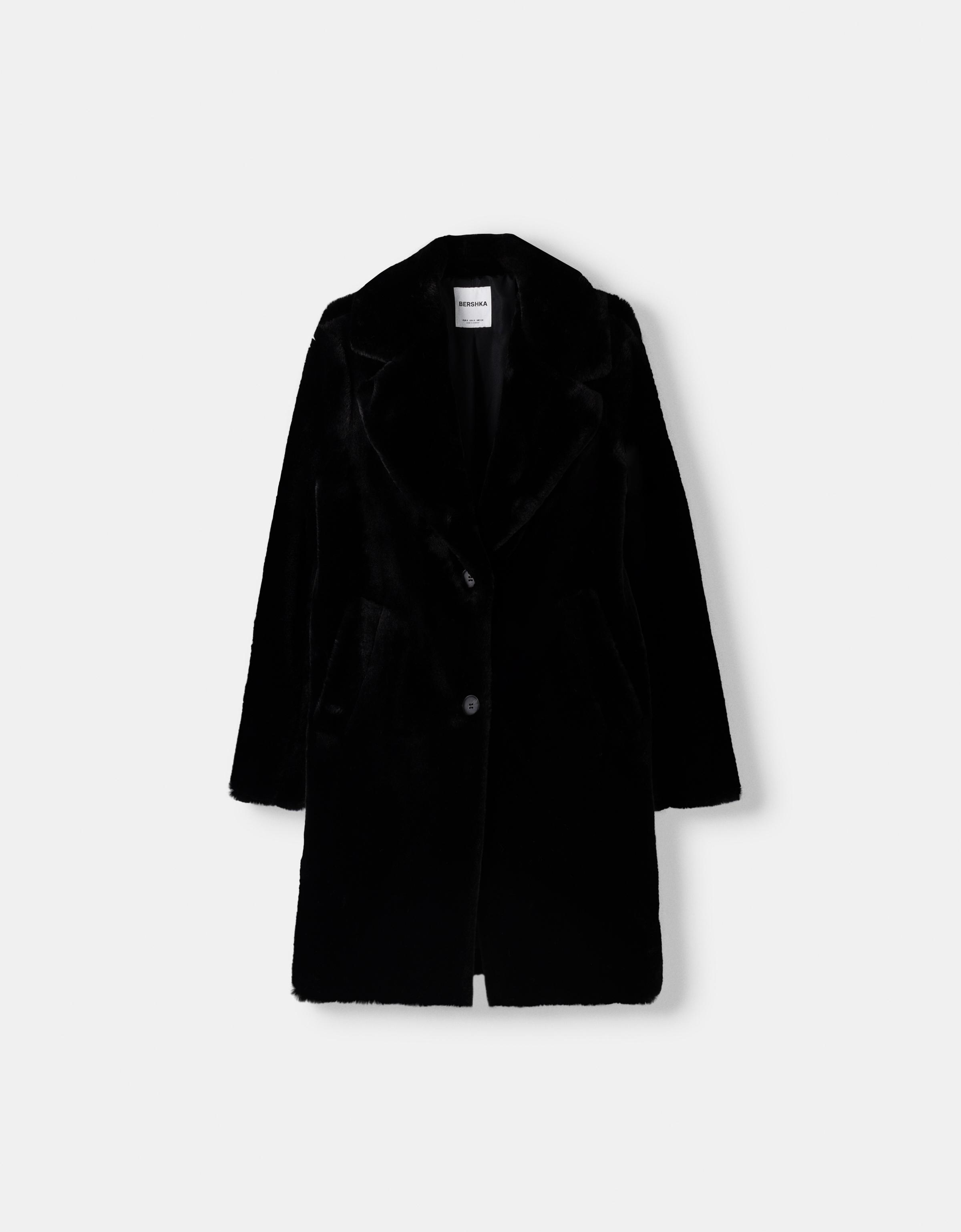 Faux fur coat Jackets and blazers Women Bershka