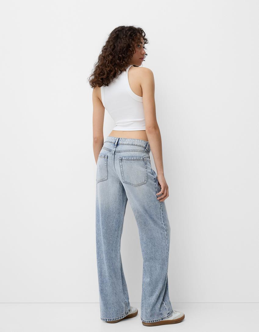 Baggy jeans-Lichtblauw