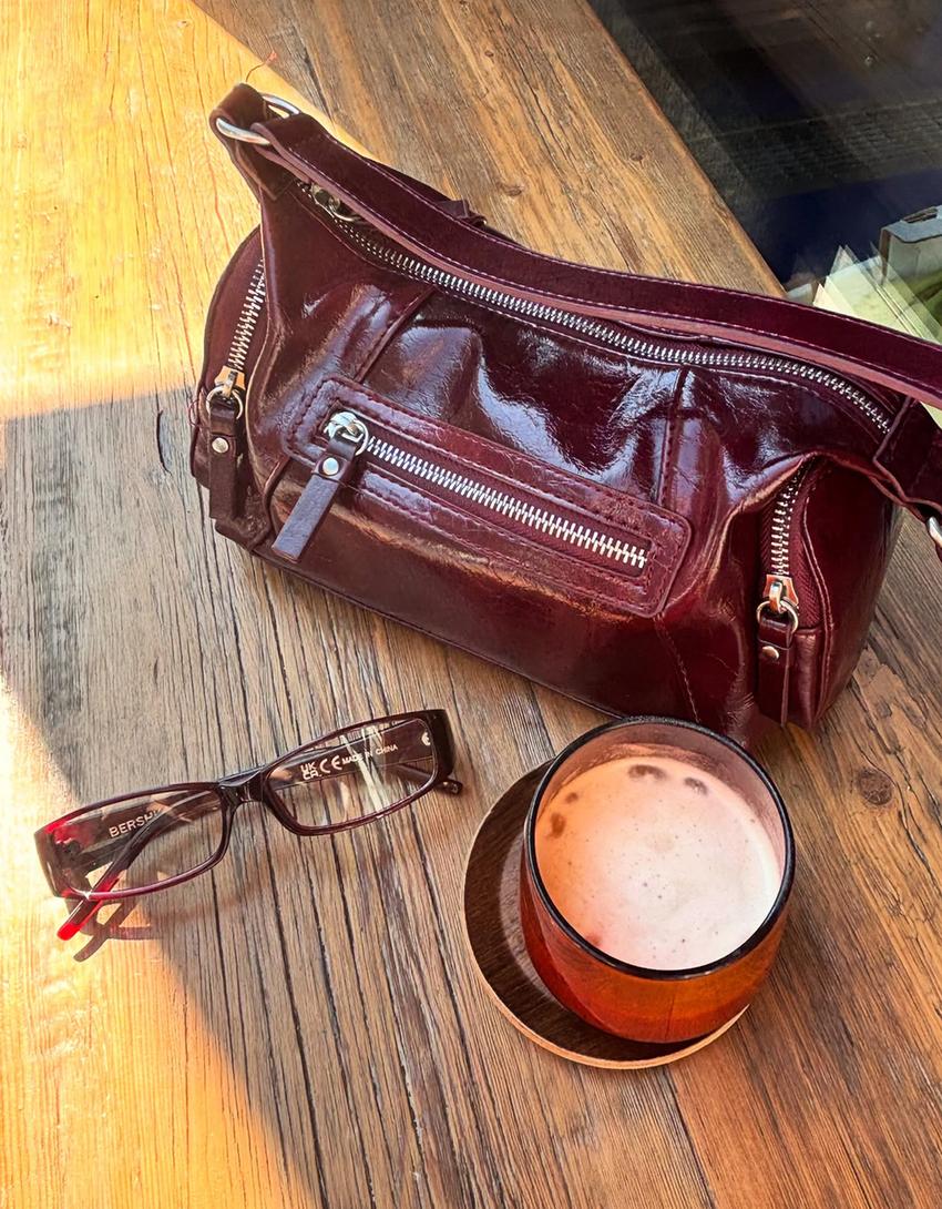 Multipocket bag-Burgundy