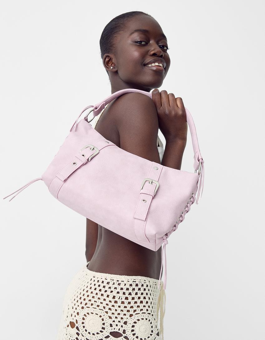 حقيبة مضفرة بتخريمات-زهري-1