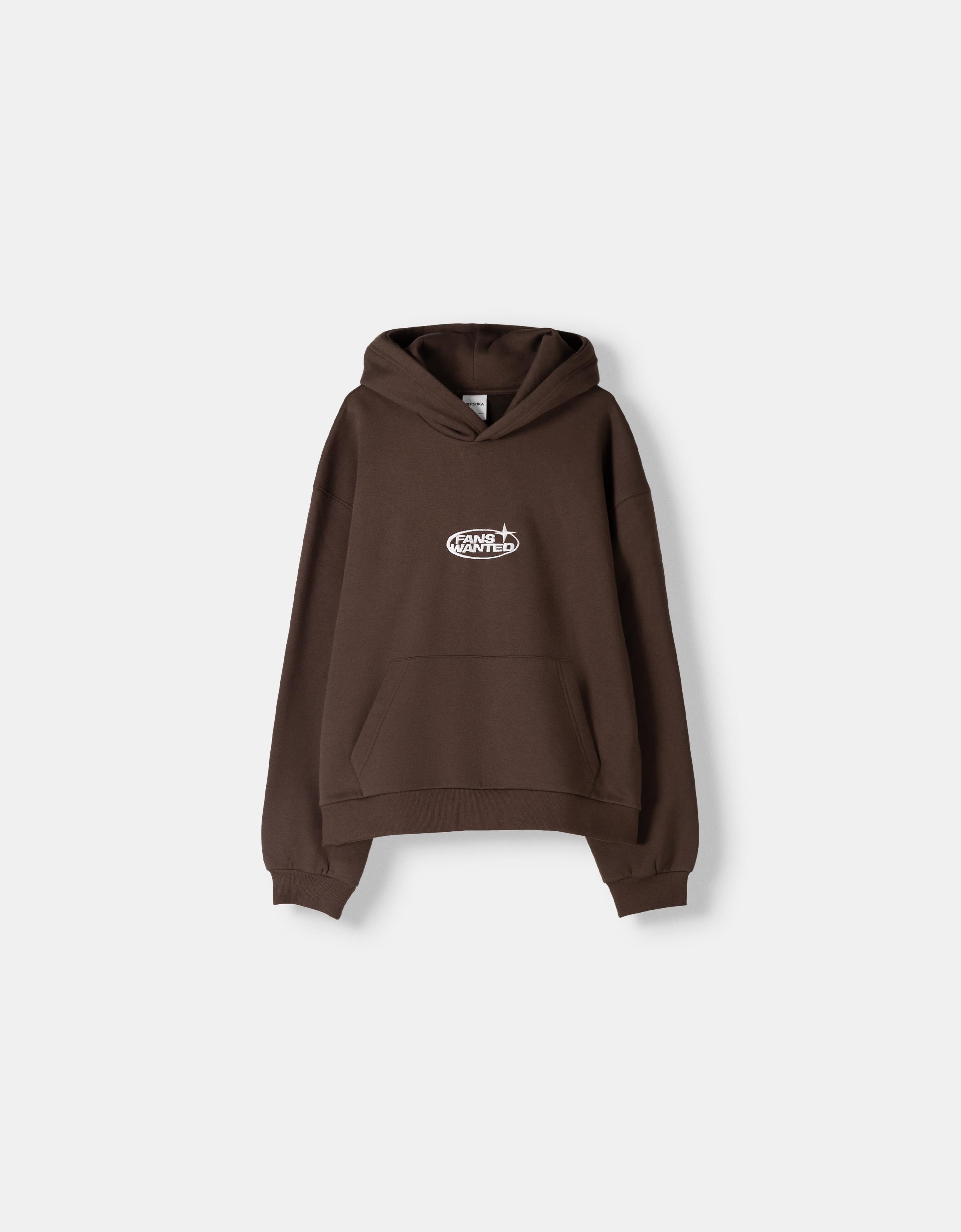 Oversize hoodie bershka sale