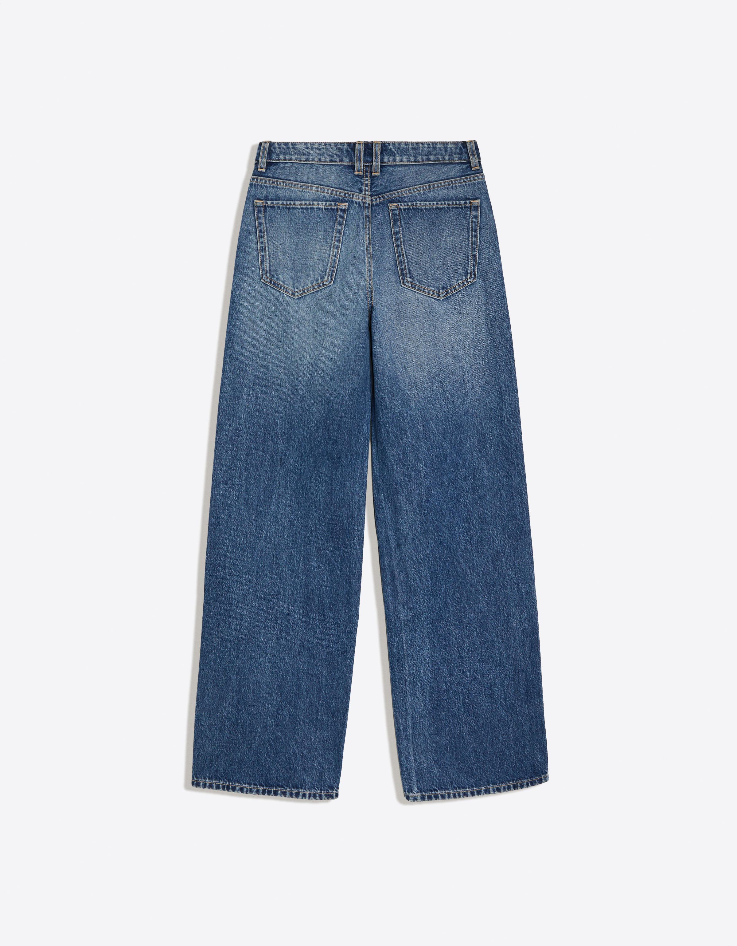 Bershka Yüksek bel straight fit jean