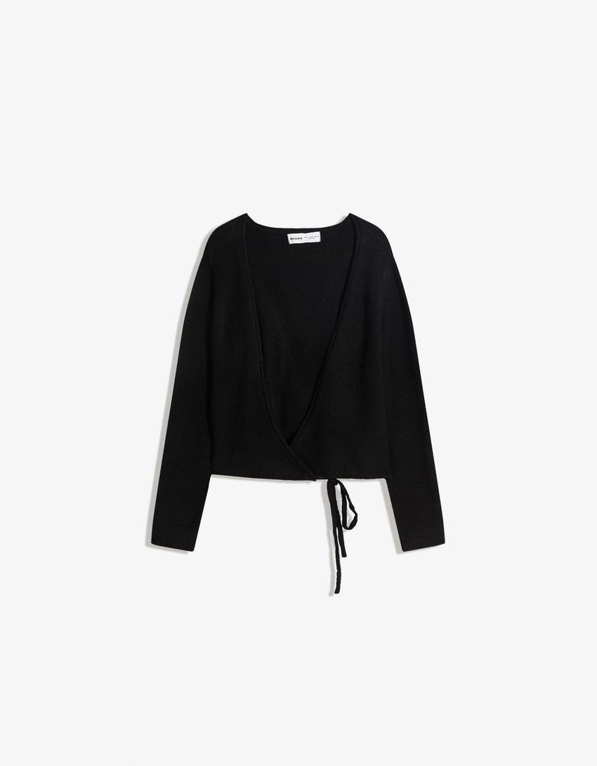 Ballerina cardigan-Black