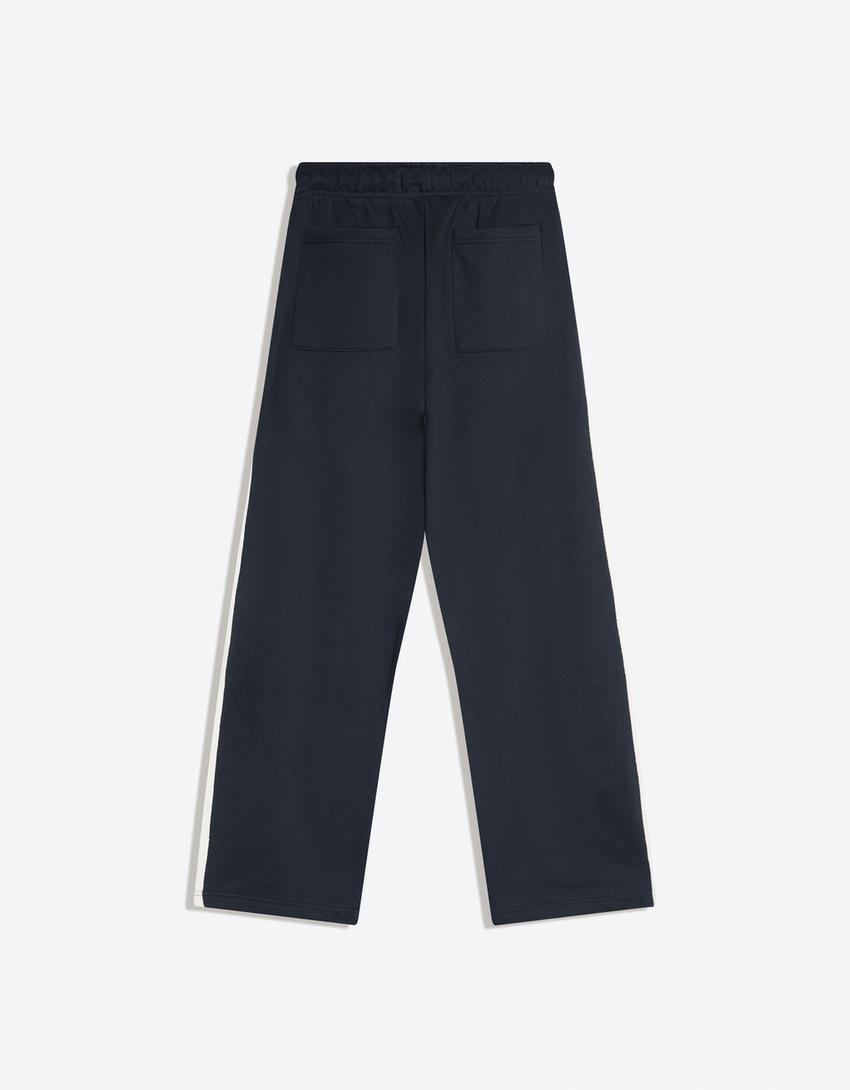Balloon trousers-Navy